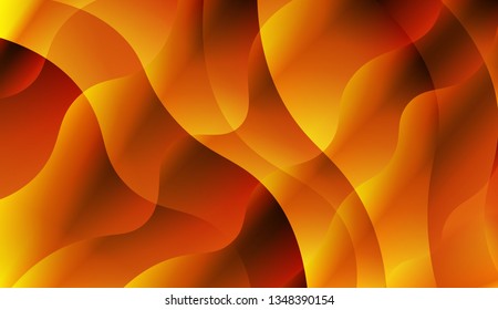 Wavy Background. For Design, Presentation, Business. Vector Illustration with Color Gradient.