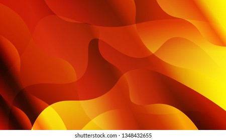 Wavy Background. For Design, Presentation, Business. Vector Illustration with Color Gradient.