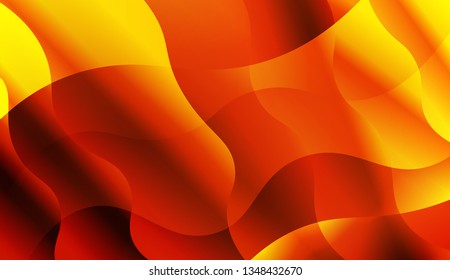 Wavy Background. For Design, Presentation, Business. Vector Illustration with Color Gradient.