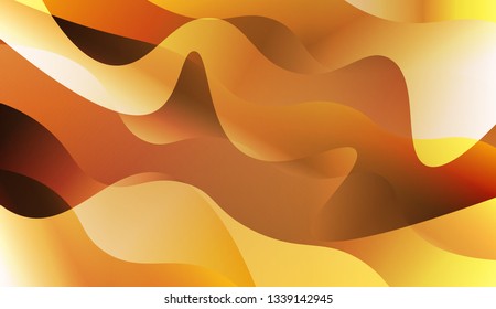 Wavy Background. Design For Your Header Page, Ad, Poster, Banner. Vector Illustration with Color Gradient.