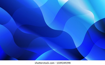 Wavy Background. Design For Your Header Page, Ad, Poster, Banner. Vector Illustration with Color Gradient.