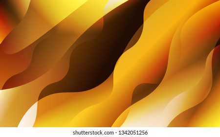 Wavy Background. Design For Your Header Page, Ad, Poster, Banner. Vector Illustration with Color Gradient.