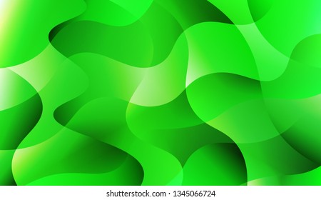 Wavy Background. Design For Your Header Page, Ad, Poster, Banner. Vector Illustration with Color Gradient.