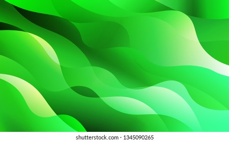 Wavy Background. Design For Your Header Page, Ad, Poster, Banner. Vector Illustration with Color Gradient.