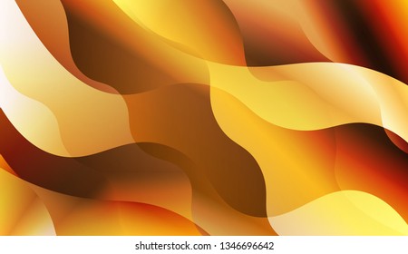Wavy Background. Design For Your Header Page, Ad, Poster, Banner. Vector Illustration with Color Gradient.
