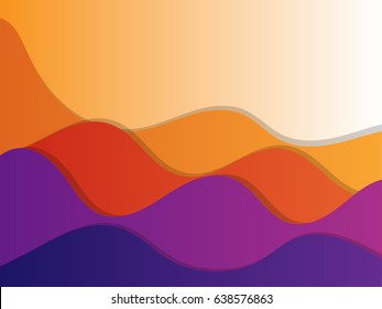 Wavy Background. Dynamic Effect. Abstract Vector Illustration. Design Template. Modern Pattern.