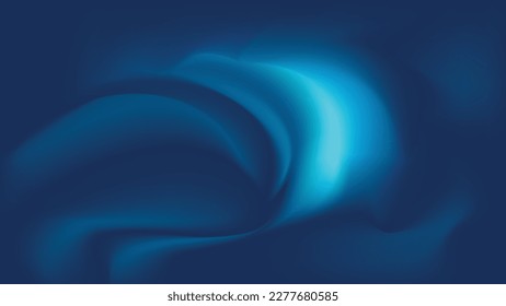 wavy background with elegant blue light