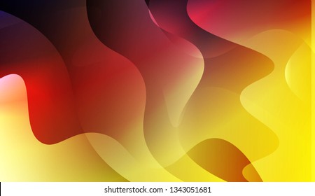Wavy Background. For Flyer, Brochure, Booklet And Websites Design Vector Illustration.