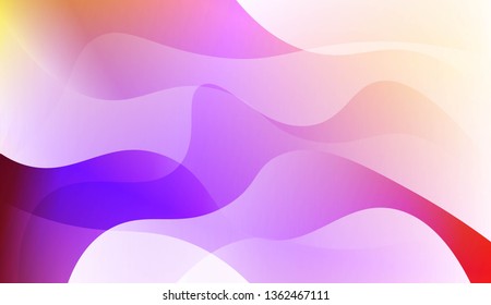 Wavy Background. For Flyer, Brochure, Booklet And Websites Design Vector Illustration with Color Gradient