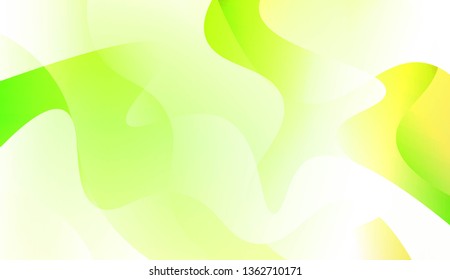 Wavy Background. For Flyer, Brochure, Booklet And Websites Design Vector Illustration with Color Gradient