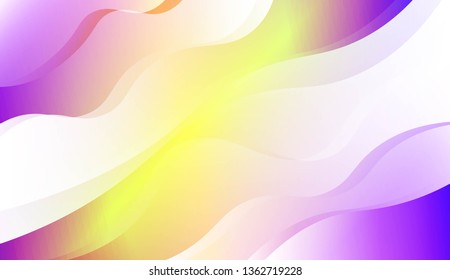 Wavy Background. For Flyer, Brochure, Booklet And Websites Design Vector Illustration with Color Gradient