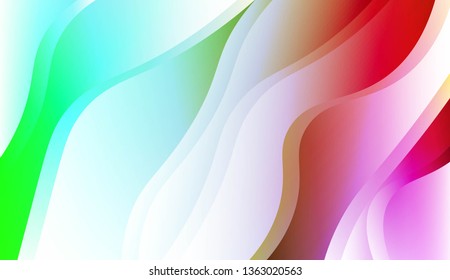 Wavy Background. For Flyer, Brochure, Booklet And Websites Design Vector Illustration with Color Gradient