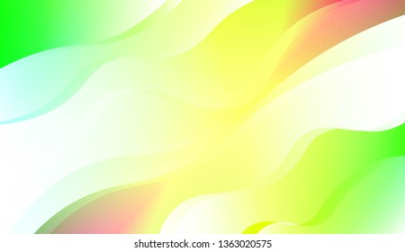 Wavy Background. For Flyer, Brochure, Booklet And Websites Design Vector Illustration with Color Gradient