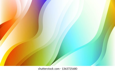 Wavy Background. For Flyer, Brochure, Booklet And Websites Design Vector Illustration with Color Gradient