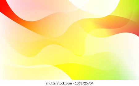 Wavy Background. For Flyer, Brochure, Booklet And Websites Design Vector Illustration with Color Gradient