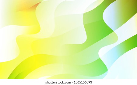 Wavy Background. For Flyer, Brochure, Booklet And Websites Design Vector Illustration with Color Gradient