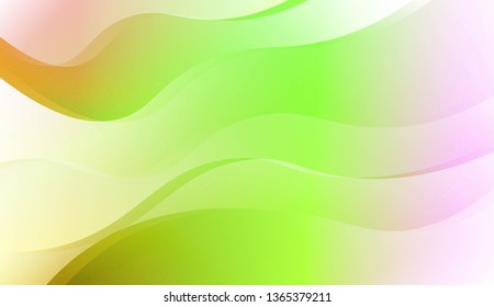 Wavy Background. For Flyer, Brochure, Booklet And Websites Design Vector Illustration with Color Gradient