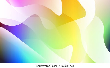 Wavy Background. For Flyer, Brochure, Booklet And Websites Design Vector Illustration with Color Gradient