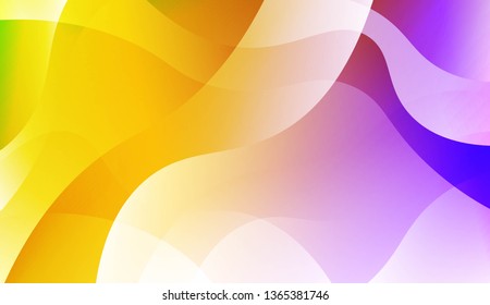 Wavy Background. For Flyer, Brochure, Booklet And Websites Design Vector Illustration with Color Gradient