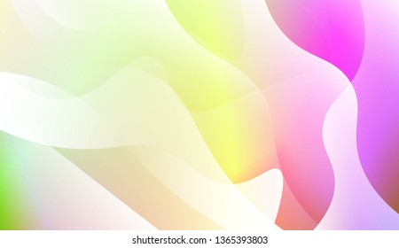 Wavy Background. For Flyer, Brochure, Booklet And Websites Design Vector Illustration with Color Gradient