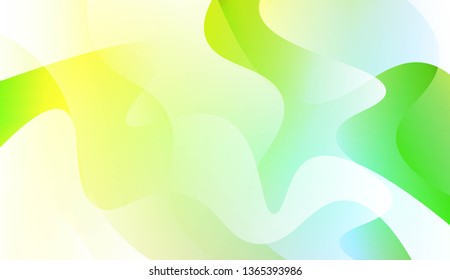 Wavy Background. For Flyer, Brochure, Booklet And Websites Design Vector Illustration with Color Gradient