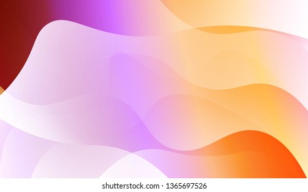 Wavy Background. For Flyer, Brochure, Booklet And Websites Design Vector Illustration with Color Gradient