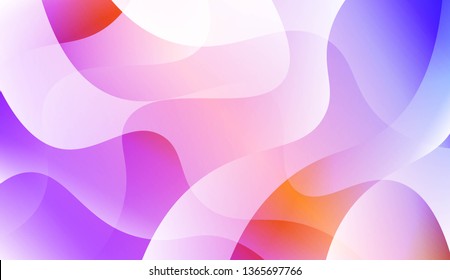 Wavy Background. For Flyer, Brochure, Booklet And Websites Design Vector Illustration with Color Gradient