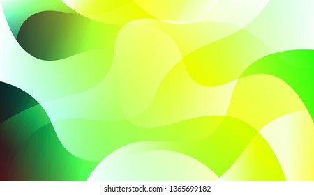 Wavy Background. For Flyer, Brochure, Booklet And Websites Design Vector Illustration with Color Gradient