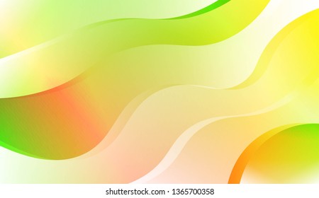 Wavy Background. For Flyer, Brochure, Booklet And Websites Design Vector Illustration with Color Gradient