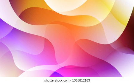 Wavy Background. For Flyer, Brochure, Booklet And Websites Design Vector Illustration with Color Gradient