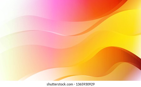 Wavy Background. For Flyer, Brochure, Booklet And Websites Design Vector Illustration with Color Gradient