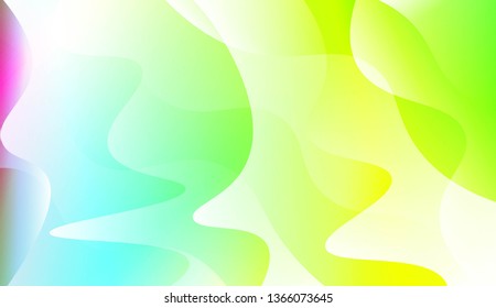 Wavy Background. For Flyer, Brochure, Booklet And Websites Design Vector Illustration with Color Gradient