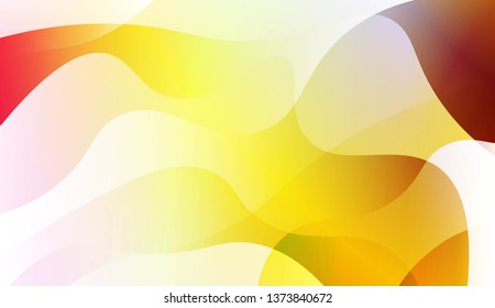 Wavy Background. For Flyer, Brochure, Booklet And Websites Design Vector Illustration with Color Gradient