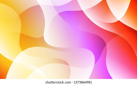 Wavy Background. For Flyer, Brochure, Booklet And Websites Design Vector Illustration with Color Gradient