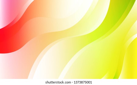 Wavy Background. For Flyer, Brochure, Booklet And Websites Design Vector Illustration with Color Gradient
