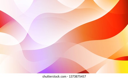 Wavy Background. For Flyer, Brochure, Booklet And Websites Design Vector Illustration with Color Gradient