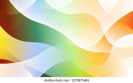 Wavy Background. For Flyer, Brochure, Booklet And Websites Design Vector Illustration with Color Gradient