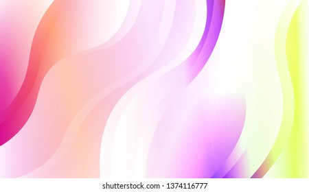 Wavy Background. For Flyer, Brochure, Booklet And Websites Design Vector Illustration with Color Gradient