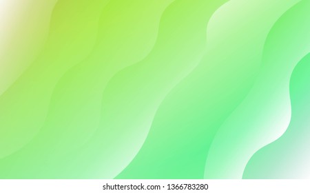 Wavy Background. For Futuristic Ad, Booklets. Vector Illustration with Color Gradient