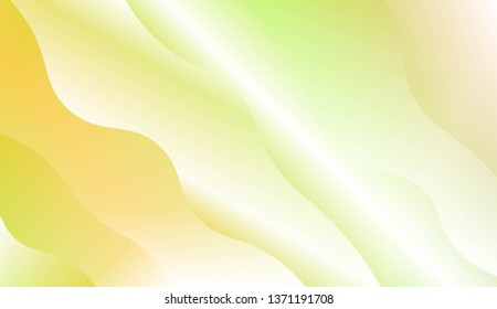 Wavy Background. For Futuristic Ad, Booklets. Vector Illustration with Color Gradient