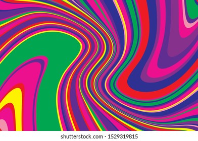 Wavy background. Graphic design geometric shape. Banner template. Cover layout template. Colorful hipster style. Flyer, banner. Color geometric pattern. Vibrant gradient shape.