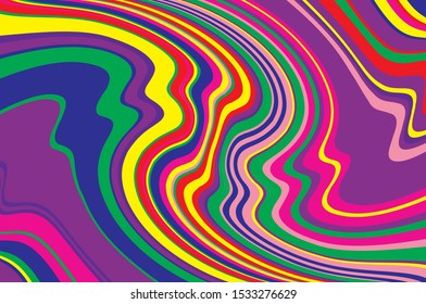 Wavy background. Graphic design geometric shape. Banner template. Cover layout template. Colorful hipster style. Flyer, banner. Color geometric pattern. Vibrant gradient shape.