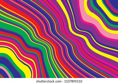 Wavy background. Graphic design geometric shape. Banner template. Cover layout template. Colorful hipster style. Flyer, banner. Color geometric pattern. Vibrant gradient shape.
