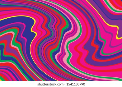 Wavy background. Graphic design geometric shape. Banner template. Cover layout template. Colorful hipster style. Flyer, banner. Color geometric pattern. Vibrant gradient shape.