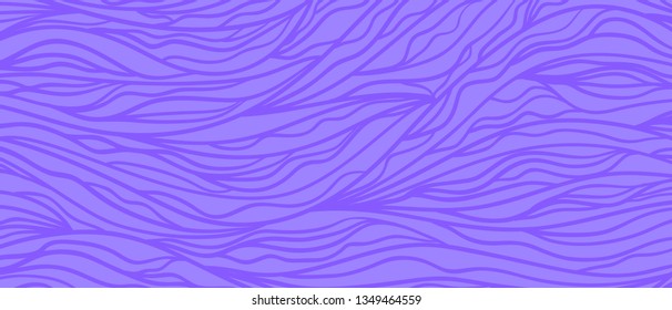 Wavy background. Hand drawn abstract waves. Stripe texture with many lines. Waved pattern. Colored illustration for banners, flyers or posters