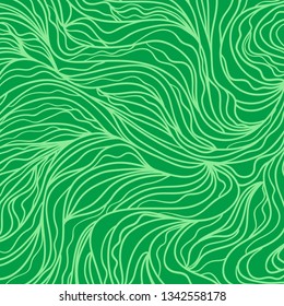 Wavy background. Hand drawn waves. Stripe texture with many lines. Waved pattern. Colored illustration for banners, flyers or posters
