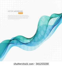 Wavy background - Illustration