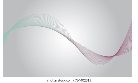 wavy background illustration deign