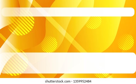 Wavy Background with Lines, Circle. For Cover Page, Landing Page, Banner. Vector Illustration.