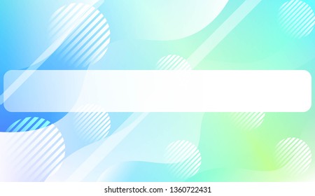 Wavy Background with Lines, Circle. For Cover Page, Landing Page, Banner. Vector Illustration.
